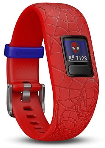 Garmin vivofit Jr.2, Fitness Tracker for Kids, Includes Interactive App Experience, Swim-Friendly, Up To 1-year Battery Life, Adjustable watch band, Spiderman