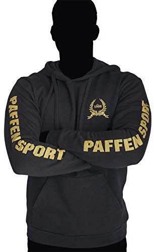 PAFFEN SPORT Anniversary Hoodie – schwarzer Kapuzenpullover