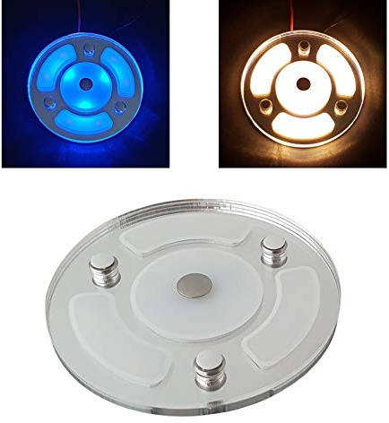 MARVIX LED Spotlight 12V 24V - 100mm Surface Mounted Slim Ceiling Dome Light Integrated Touch Control Dimmer Switch - 3000k Warm White Super Bright RV, Motorhome, Campervan and Boat Lighting