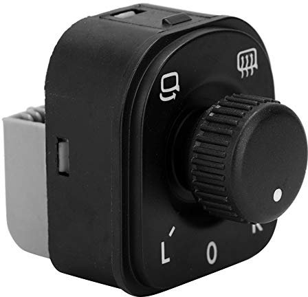 EBTOOLS para botón retrovisor para golf 6 para 1k0959565j Botón de ajuste del interruptor de espejo retrovisor para MK5, botón de ajuste del espejo retrovisor para Golf MK6 B6 3C Conejo EOS 1K0959565J