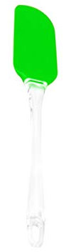 Küchenschaber | grüner Silikon-Teigschaber | Silikonspachtel aus lebensmittelechtem Silikon | hitzebeständige Küchenspachtel | EUROXANTY Küchenzubehör (Grün)