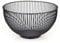 CALUTEA Moderne Obstschale // Metall // Rund, Schwarz // dekorativer Designer Obstkorb