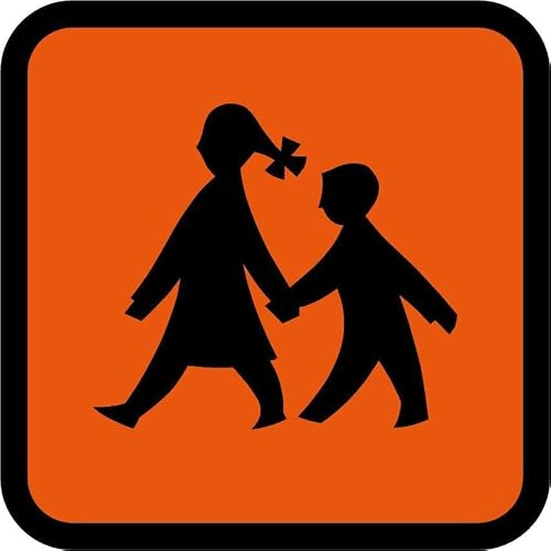 Schulbusschild – Aufkleber – 40 x 40 cm