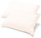 aqua-textil Classic Line Kissenbezug 2er-Set 45x70 schneeweiß Baumwolle Kissen Bezug Reißverschluss Jersey Kissenhülle