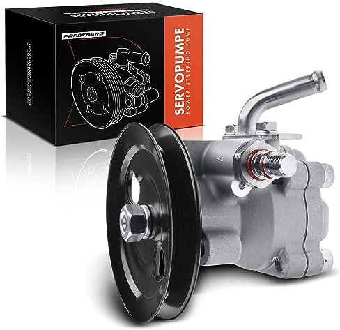 Frankberg Servo Pompe hydraulique Direction avec poulie Compatible avec L200 K0T K1T K2T K3T 2.5L 1992-1996 Remplace MB501385