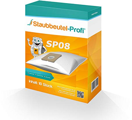 10 Staubsaugerbeutel SP08 geeignet für Clatronic BS 1300 von Staubbeutel-Profi®