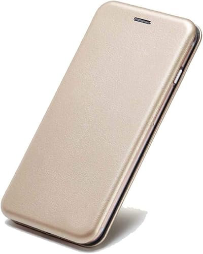Per IPHONE X/XS Cover Similpelle Chiusura Magnetica Custodia Cover a Portafoglio IN Oro Compatibile Con IPHONE X O IPHONE XS
