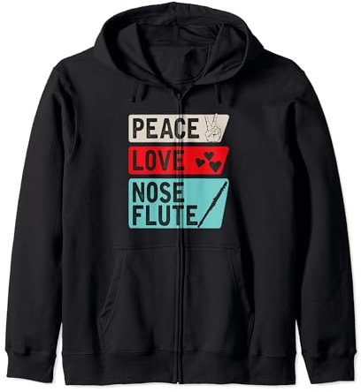 Flûte nasale Instrument de musique Sifflet de nez Humanatone Players Sweat à Capuche