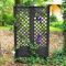 NYVI Spalier mit Erdspießen NYVIGreen 140x43 cm 2er Set - Rankgitter aus wetterfestem & recyceltem Kunststoff - Rankhilfe - Pflegeleicht, Steckmontage ohne Werkzeug, Farbe:Anthrazit