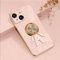 ATISIJIE for Iphone 15 Plus 6.7 Plating Case,Ring Holder Shockproof with Cute Astronaut Phone Cover for Iphone 15 Plus 6.7-Pink