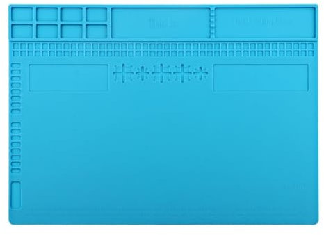 Arbeitsmatten zum Schweißen 34x24cm ESD Wärmedämmung Silikon Löten Schreibtisch Pad Telefon PC Computer BGA Reparatur Matte Wartung Plattform DIY werkzeug