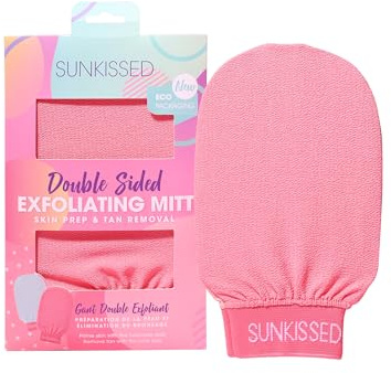 Sunkissed Double Sided Exfoliating Mitt, für Anwender, perfekt für den täglichen Einsatz, mit Ref. 5055193547660