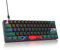 iTastatur 60 Percent Gaming Keyboard Mechanical with Linear Red Switch, 60% Wired Ultra-Compact Mini Keyboard Rainbow with PBT Keycaps for Ps4/Ps5/Xbox(61 Green)