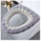 Toilettensitzkissen, Toilettensitzbezug, dickere, weiche Matte, Strickwärmer, Toilettensitzmatte.(Gray)