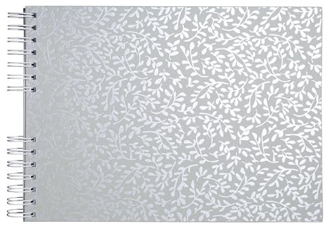 Exacompta - Art.-Nr. 16063E - 1 Fotoalbum mit Spiralbindung Authentik - 150 Fotos - 50 weiße Seiten - Format 32 x 22 cm - Einband mit beschichtetem Papier in Salbeigrün beschichtet