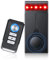 108dB Car Alarm System, Vehicle Anti-Theft Vibration Sensor Alarm & Red Light, Wireless Remote Anti Theft Car Device with Magnetic Install Design for Car, Truck (Upgrade 4.0)