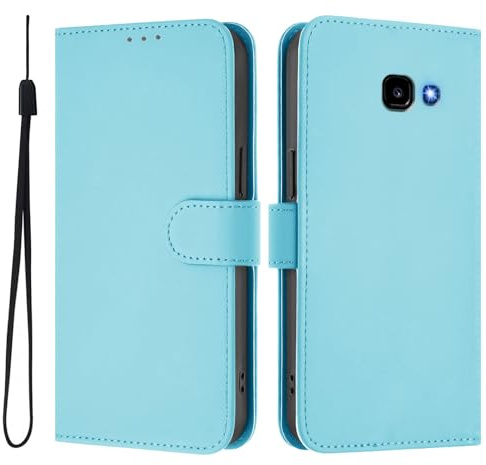 Galaxy A3 2017 Handy Hülle Leder, Handyhülle mit Kartenfächern und Brieftasche Leder Flip Klappbare Magnetische Hüllen Fallschutz Handycase Ultradünne Lederhülle kompatibel mit Samsung Galaxy A3 2017