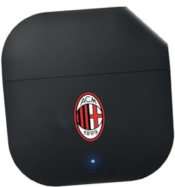 TECHMADE AC Milan Auricolari Ufficiali senza filo - cuffie in ear con box di ricarica - compatibili con smartphone/tablet/pc (prodotto ufficiale)