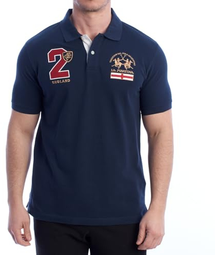 La Martina Kurzarm-Polo YMP315-PK031 Herren