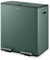 Tower T838022FOR Recycling Pedal Bin, Two 20L Compartments with Removable Inner Buckets, Carbon Steel Body, 40L, Forest Green