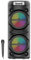 Kabelloser Karaoke-Lautsprecher mit eingebautem Mikrofon ZQS6223 – 20 W Bluetooth-Lautsprecher mit LED-Lichtern, Subwoofer, USB/TF/FM/AUX – Schwarz