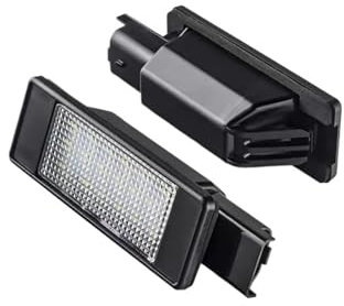 CMJAHU Fit For Citroen C5 Tourer Grand 4 Picasso C4 Cactus C3 For Peugeot 3008 208 207 6000K LED Rear Tail License Number Plate Lights Canbus