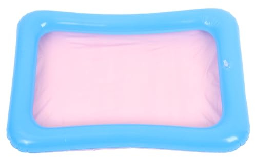 FIXOSHEE Vassoio Sabbia Gonfiabile per Mini Piscina PVC Giocattolo Pesca Galleggiante Sabbiera Portatile per Spiaggia e Bagnetto Facile da Gonfiare e Riporre