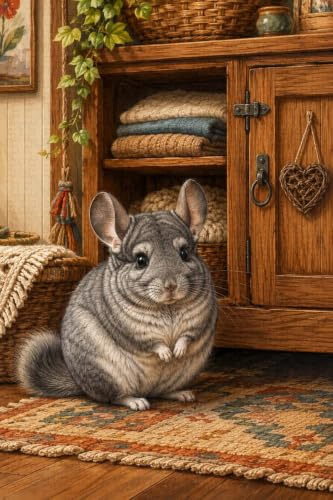 Puzzle 1000 Teile für Erwachsene, Holzpuzzle mit Chinchilla