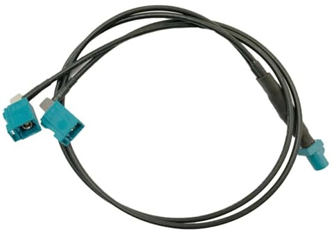 Risveglio Car GPS Splitter Cable for - Audio Media Navigation, 50cm ABS Distributor Wire Blue