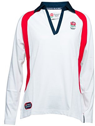 England Rugby Ladies Long Sleeved Rugby Shirt