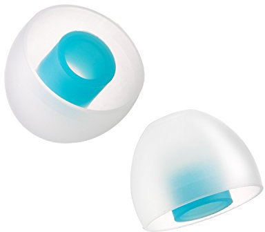 SpinFit CP145-L - Silikon Ersatz-Ohrpassstücke für Universelle IEM-Kopfhörer - 2 Paar - 4,5 mm Düsendurchmesser (Groß)