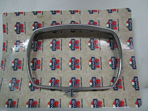 CORNICE GHIERA FARO FANALE ESTERNA CROMATA PER PIAGGIO VESPA 50 SPECIAL