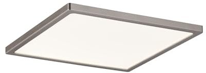 Paulmann 929.39 LED Einbaupanel Areo IP44 eckig 180mm 12W Nickel matt dimmbar