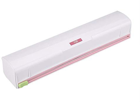 VOBOR Foil & Cling Dispenser, Wrap Dispenser & Cutter ABS, Cling Film Dispenser and Cutter Wrap Dispenser for Storage Kitchen Plastic Wrap Aluminum Foil Wax Paper