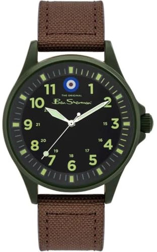 Ben Sherman Herren Analog-Digital Automatic Uhr mit Armband S0376282