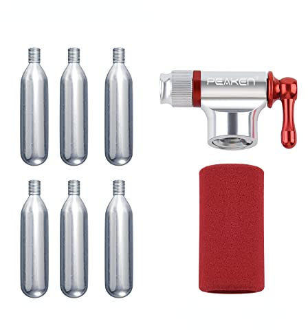 Peaken CO2 cartridge 16g threaded (Pump+6 pack cartridges)