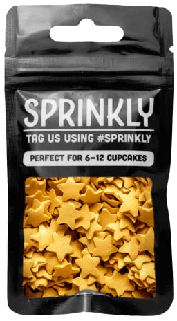 SPRINKLY - Glimmer Stars - Gold (Jumbo) - 25g