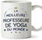 Mugffins Tasses pour PROFESSEURE DE YOGA - En Français - Cadeau original pour PROFESSEURE DE YOGA femme - Meilleur du Monde - 11 oz / 330 ml