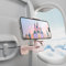 Klearlook Handyhalterung Flugzeug, Handyhalter Flugzeug Reise Gadgets, 360° Verstellbare Handy Halterung Flugzeug Gadgets, Urlaub Travel Essentials Handy Ständer für iPhone,Reisen,Flugzeug,Büro-Rosa