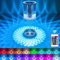LED Kristall Tischlampe,Kristall Diamant Tischlampe,2000mAH 16 Farben Touching Control Rose Crystal Lampe,Kristall Lampe,Crystal Tischlampe,Nachttischlampe Farbwechsel Nachtlicht für Schlafzimmer
