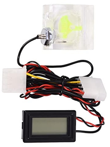 G1 4 Inline Pc Water Cooling Flow Meter Temperature Flow Speed Ashata Water Flow Temperature Pc Cfor OMPuter 3 Way Flow Meter Digital Thermometer For Water Cooling System Kit