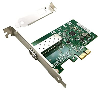 1.25Gb PCIe x1 Converged Ethernet Network Card, Single SFP Port LAN Card Gigabit NIC with Intel I210-AS Chipset Server Support Windows Server/Windows/Linux/Vmware ESXI…
