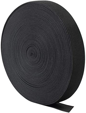 SVUPUE Gummiband, 15 M Elastisch Band, Gummibänder, Breite 10 mm, für Hosen, Nähen, DIY Handgemacht, Schwarz