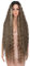 Style Icon Super lange Lace Front Perücke Braun 104 cm lange lockige Perücke Perücke für Damen Super lange gewellte synthetische Spitzenperücke T Part Lace Perücke Hitzebeständige Faser 150% Dichte