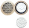 Diffuseur d'huile Essentielle Pierre Parfum Galet Diffuseur huiles essentielles Voiture Diffuseur huiles essentielles, Assainisseur d'air Salon Spa Yoga Chambre, avec Boîte à Parfum Bois de Bambou