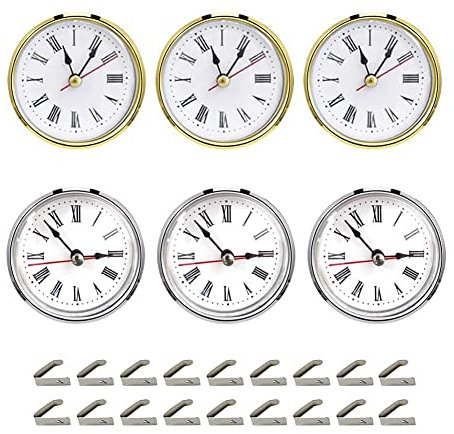 Jisapmzu 6-Teilige Uhrteile für Uhrharzform, Uhrteile für Uhr-Epoxy-GießHarzform