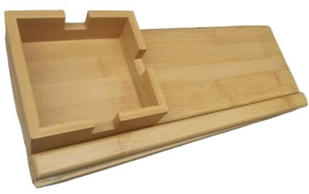 MagiDeal Portavasos de Bambú para Sofá, Portavasos para Sofá, Portátil para