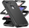 AYMECL for iPhone 6 Plus Case,iPhone 7 Plus Case,iPhone 8 Plus Case[Military Grade] 3 in 1 Heavy Duty Full Body Shockproof Protection Phone Case for iPhone 6P/7P/8P 5.5 inch,Black