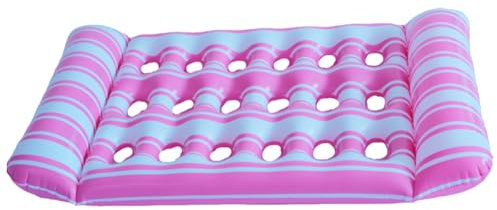 JUCHRZEY Aufblasbares Wasserschlafbett, tragbare schwimmende Liege, Luftmatratze, Faltbare Schwimmbad-Luftmatratze for Schwimmbadparty