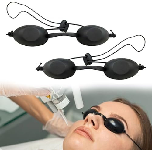 Miayical Solarium Schutzbrille, Solariumbrille UV, Sonnenschutz Brille, Solarium Schutzbrille, Sonnenschutzbrille, Beauty Sonnenbrille für Sonnenbank Beauty Patienten Sonnenbrille LED Lichttherapie